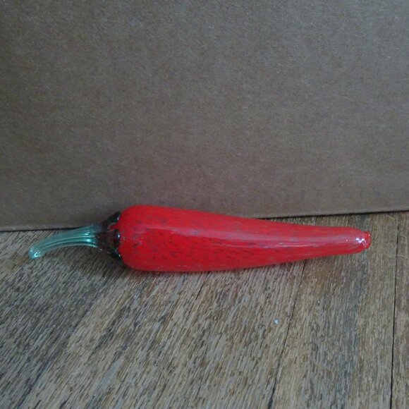 Vintage Glass Red Pepper - Picture 6 of 6
